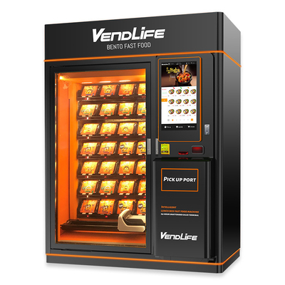 Combo Hot Food Vending Machines , 110V Ready Meal Vending Machine MDB System