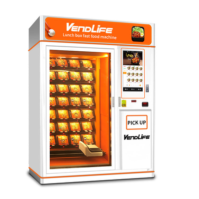 4KW Hot Food Vending Machines , MDB Lunch Box Vending Machine