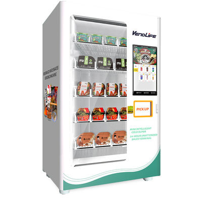 Self Service Fresh Salad Vending Machine 60HZ 380kg Netweight