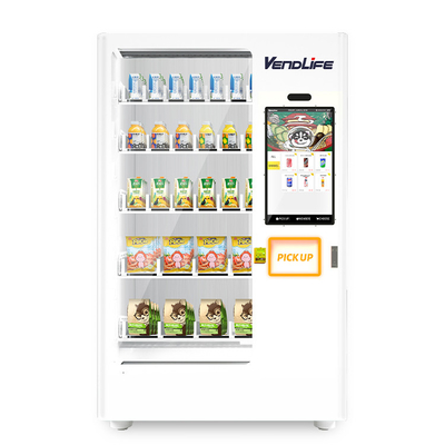 4G Conveyor Belt Vending Machine , Nfc MDB Salad Dispensing Machine