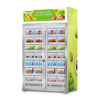 WeChat Payment Locker Vending Machines 300kg Gross Weight 2180mm Height
