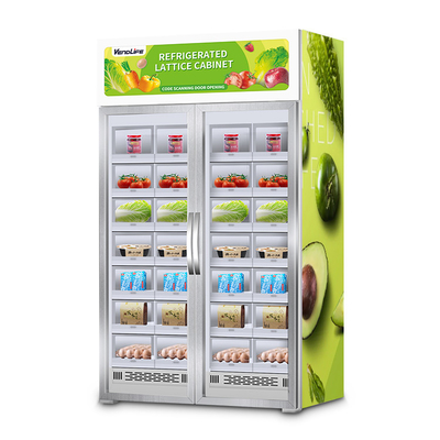 WeChat Payment Locker Vending Machines 300kg Gross Weight 2180mm Height