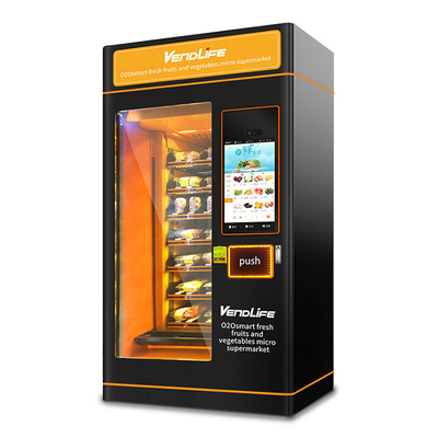 Salad Vendlife Vegetable And Fruits Single Cabinents Fully Automatic Vending Machines Supplier With 2021 New Style For S