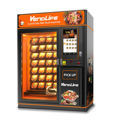 4KW Hot Food Vending Machines , MDB Lunch Box Vending Machine