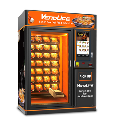 27 Inches Screen Hot Fast Food Vending Machine CQC Approved WIFI Supported