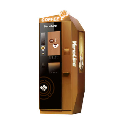 Mesin Penjual Kopi Bisnis 220V, Mesin Penjual Kopi Espresso 60Hz