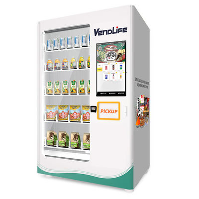 Self Service Fresh Salad Vending Machine 60HZ 380kg Netweight