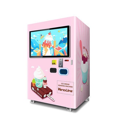 Mesin Penjual Es Krim Otomatis 850W Power Supply ODM Tersedia